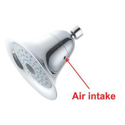 6 inch Air Jet 2 Settings Rain Showerhead with Water Saving