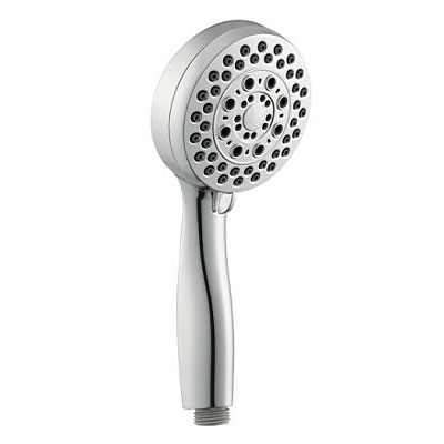 5-Spray Luxury Hand Shower Wand Bath 2.5GPM Easy Cleaning Rubber Nozzles 