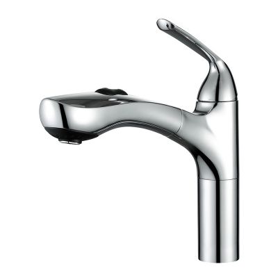 China Manufacturer Pull Out Single Level Copper Faucet